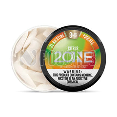 Open Box Citrus 2ONE Nicotine Pouches 8mg