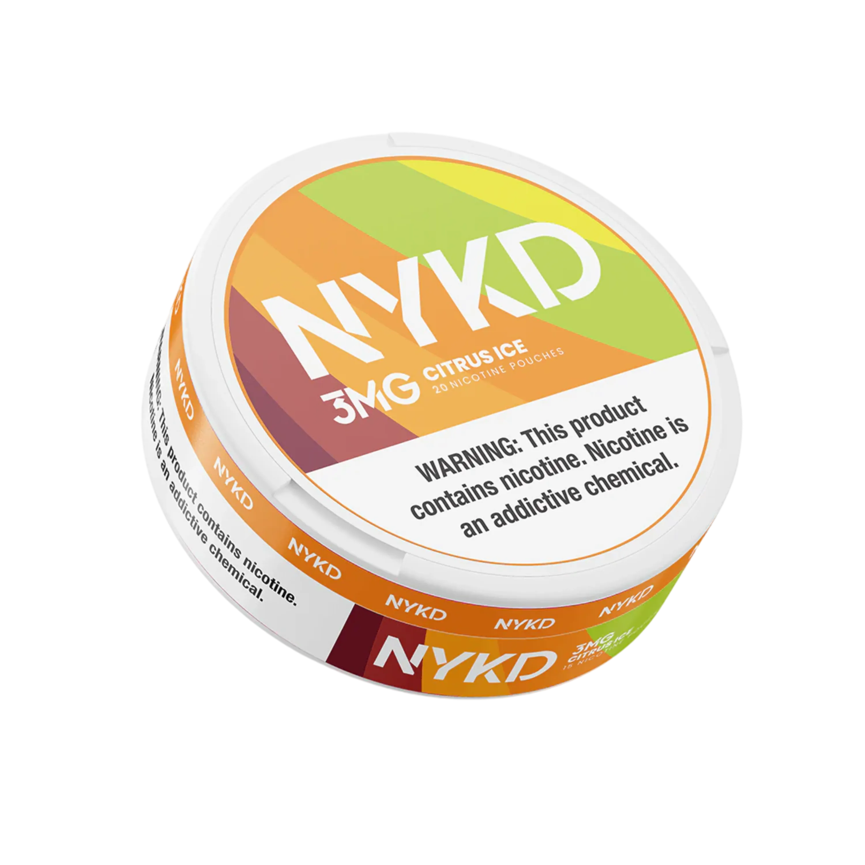 Citrus Ice NYKD Nicotine Pouches 3mg