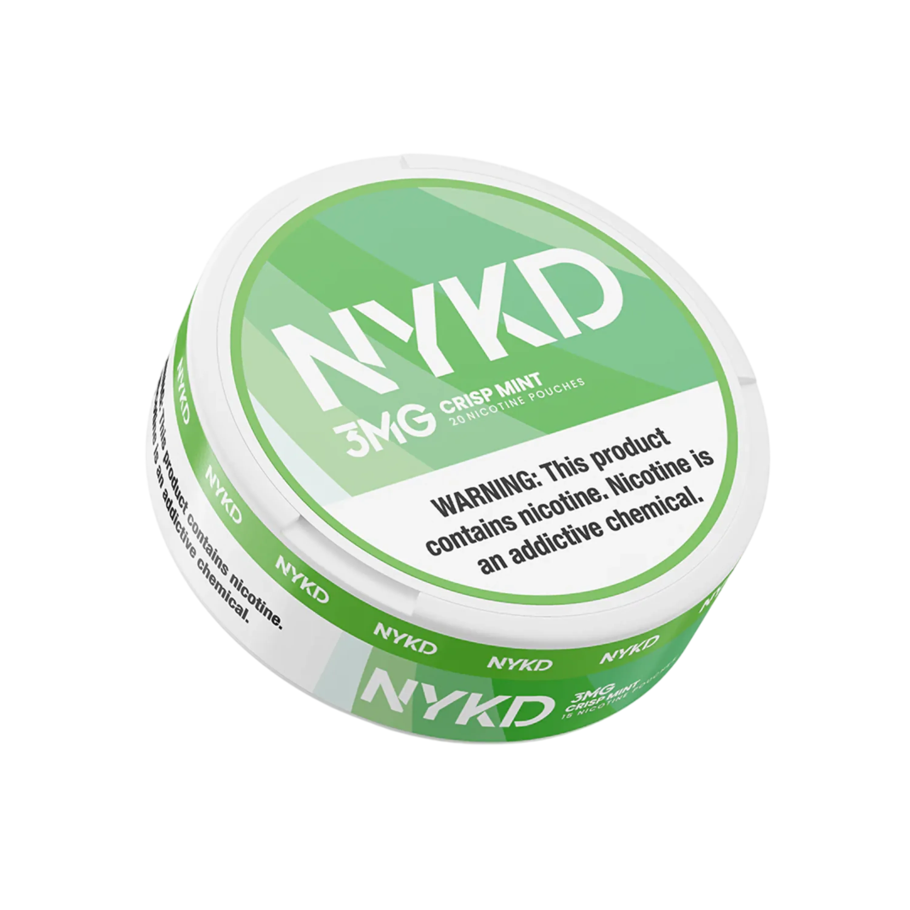 Crisp Mint NYKD Nicotine Pouches 3mg