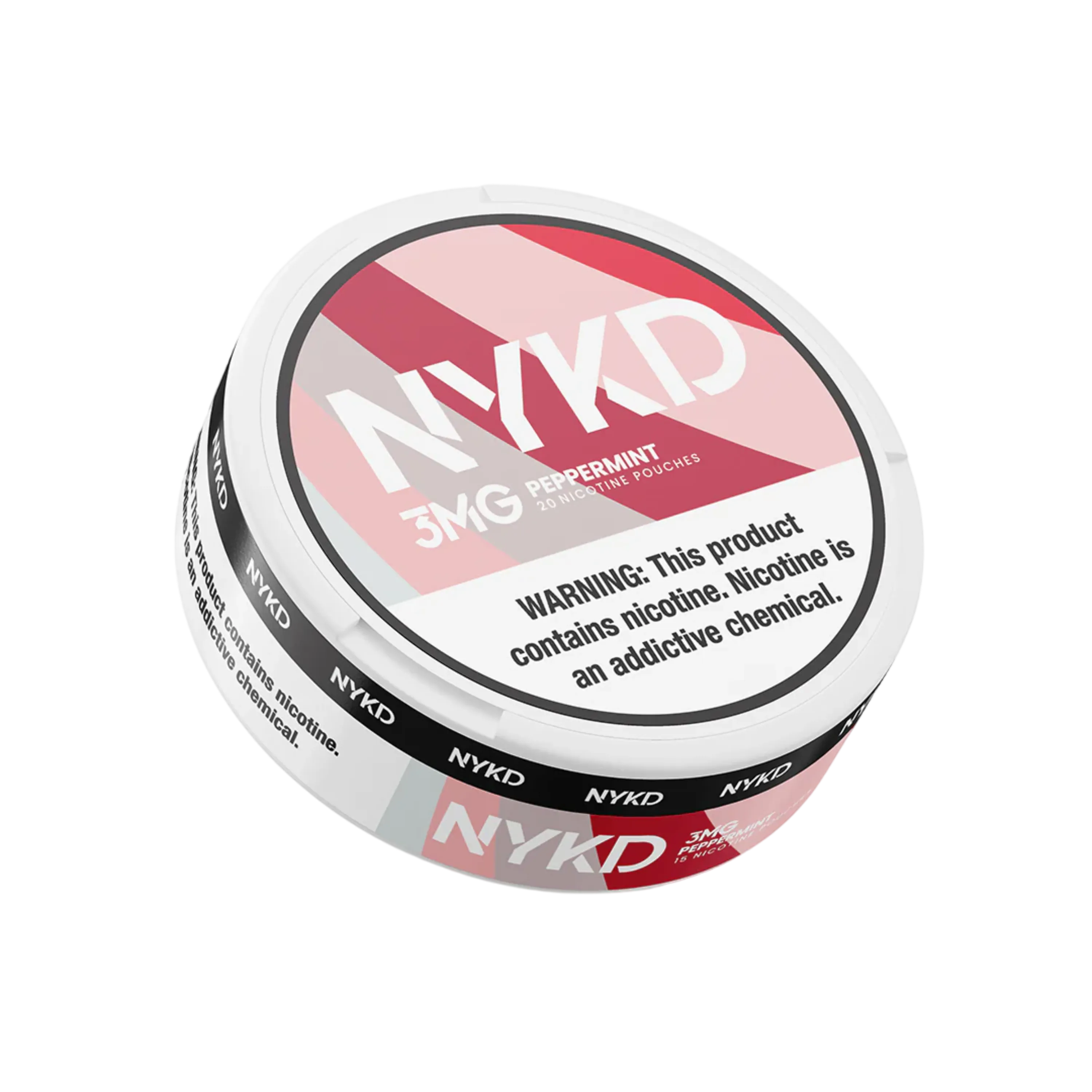Peppermint NYKD Nicotine Pouches 3mg