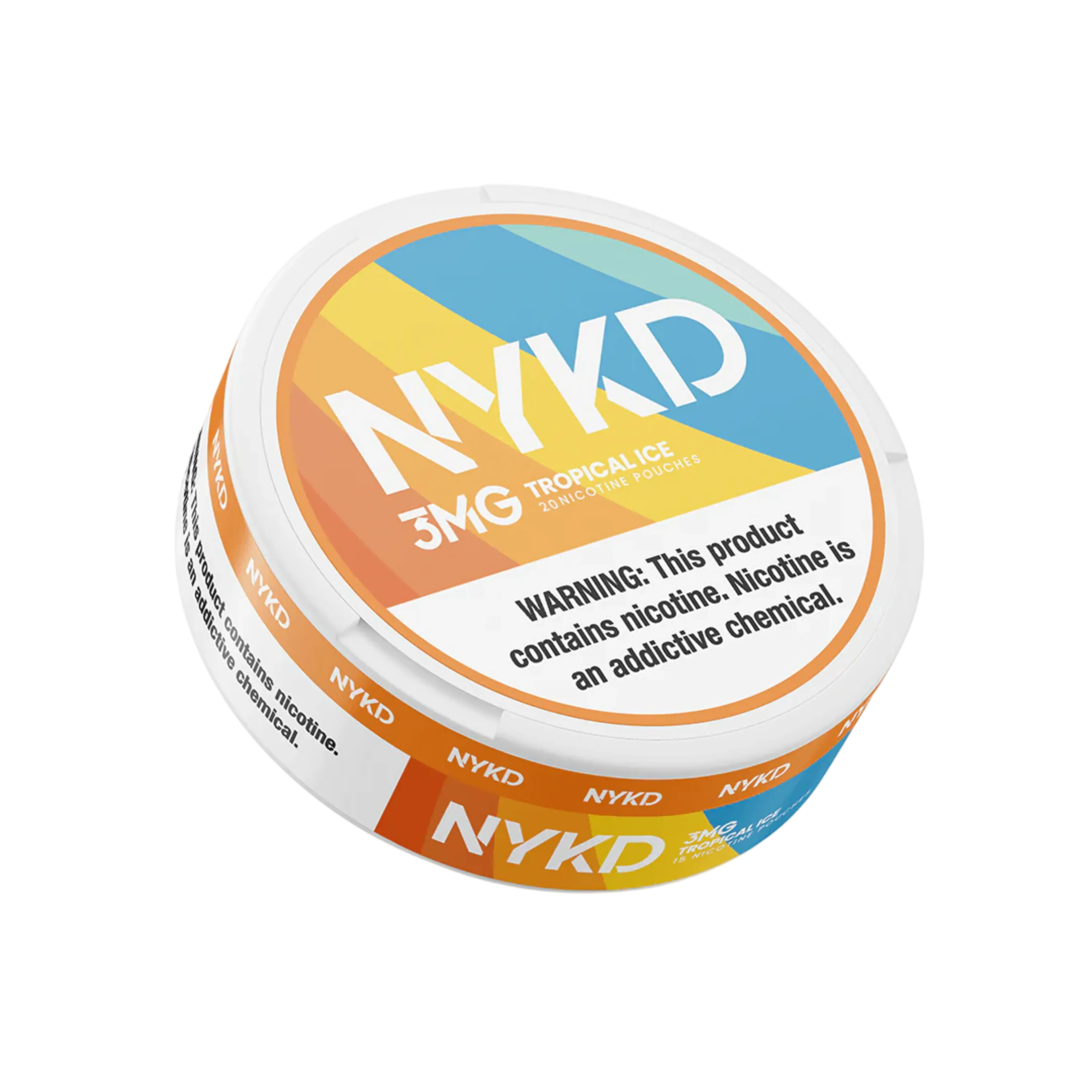 Tropical Ice NYKD Nicotine Pouches 3mg