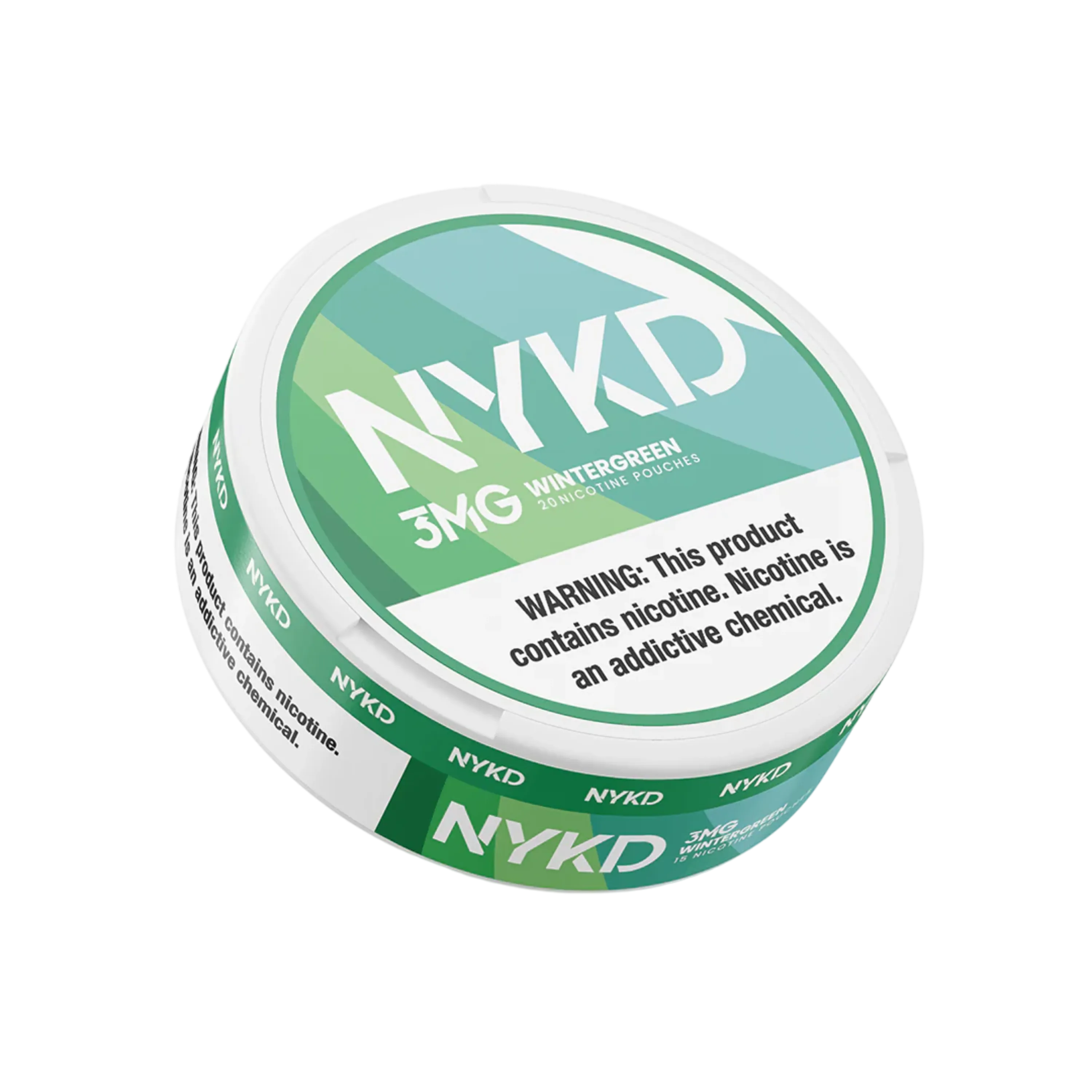 Wintergreen NYKD Nicotine Pouches 3mg