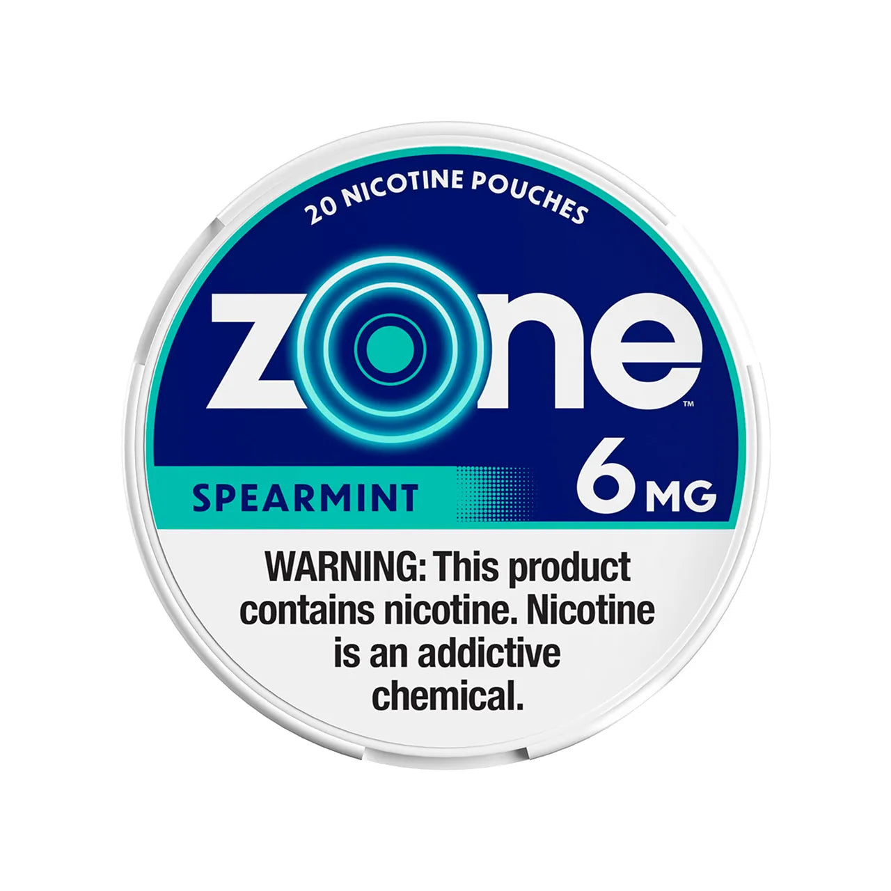 Spearmint Zone Nicotine Pouches 6mg