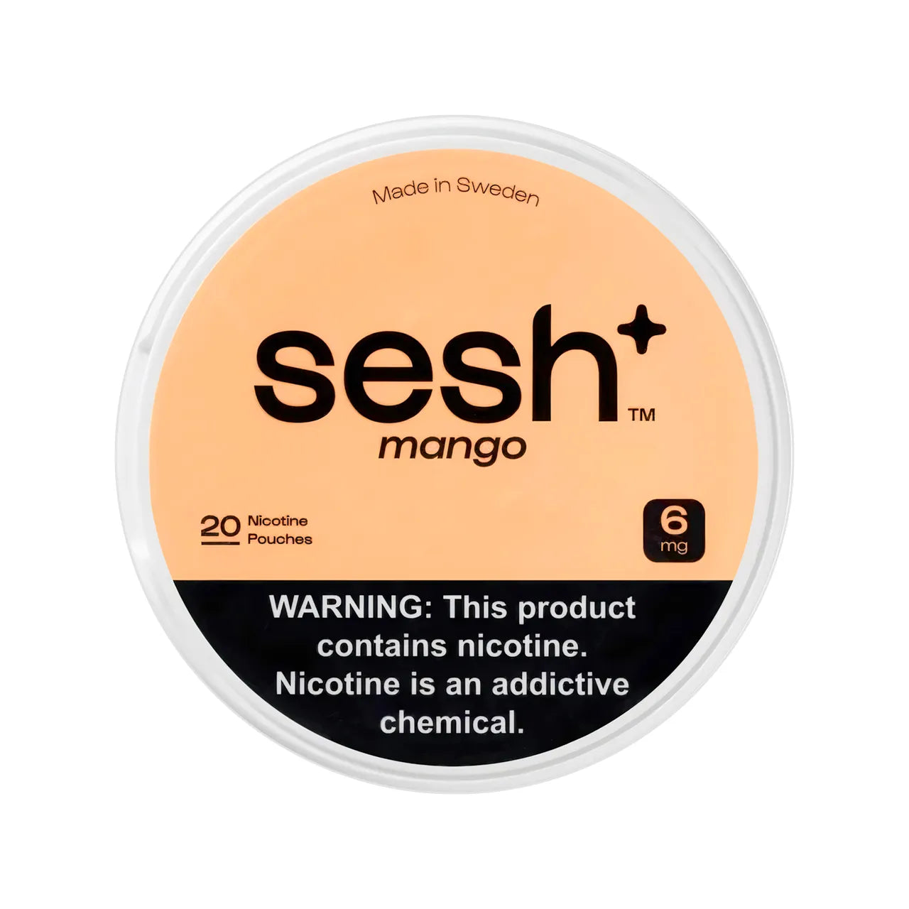 Mango Sesh+ Nicotine Pouches 6mg