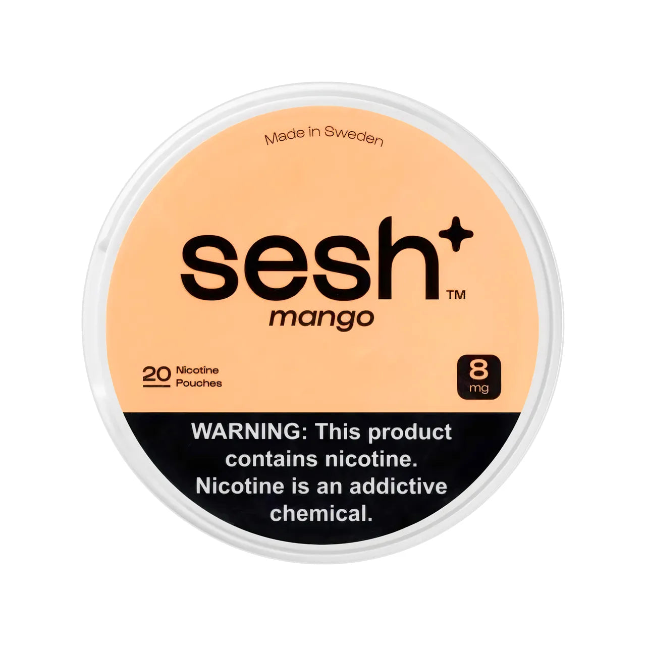 Mango Sesh+ Nicotine Pouches 8mg