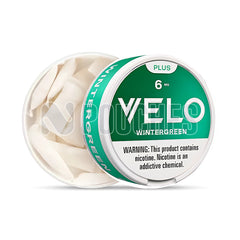 Open Box Wintergreen VELO Plus Nicotine Pouches 6mg