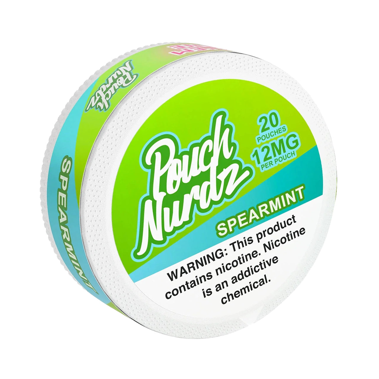 Spearmint Pouch Nurdz Nicotine Pouches 12mg