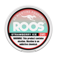 Strawberry Ice Roos Nicotine Pouches 6mg