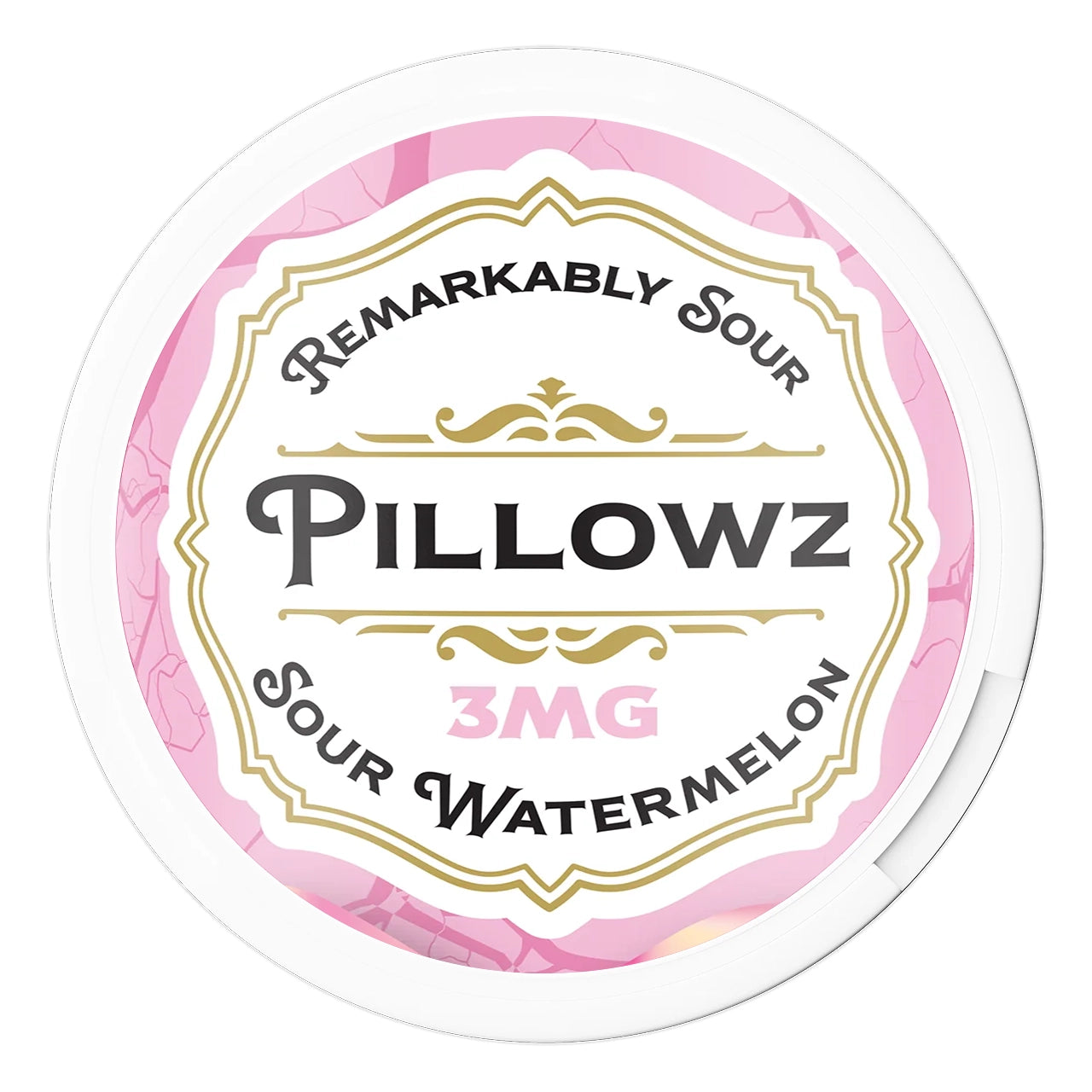 Sour Watermelon Pillowz Nicotine Pouches 3mg