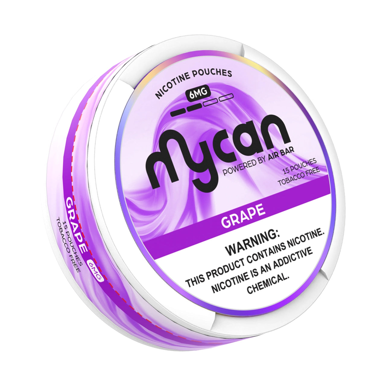 Grape Air Bar myCan Nicotine Pouches 6mg