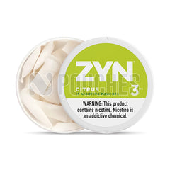 Open Box Citrus Zyn Nicotine Pouches 3mg