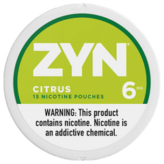 Citrus Zyn Nicotine Pouches 6mg
