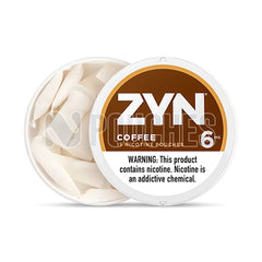 Open Box Coffee Zyn Nicotine Pouches 6mg