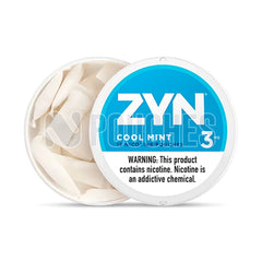 Open Box Cool Mint Zyn Nicotine Pouches 3mg