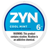 Cool Mint Zyn Bolsas de nicotina 6mg