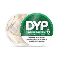 Open Box Wintergreen DYP Nicotine Pouches 6mg
