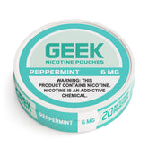 Peppermint GEEK Bolsas de Nicotina 6mg