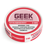 Strawberry GEEK Nicotine Pouches 3mg