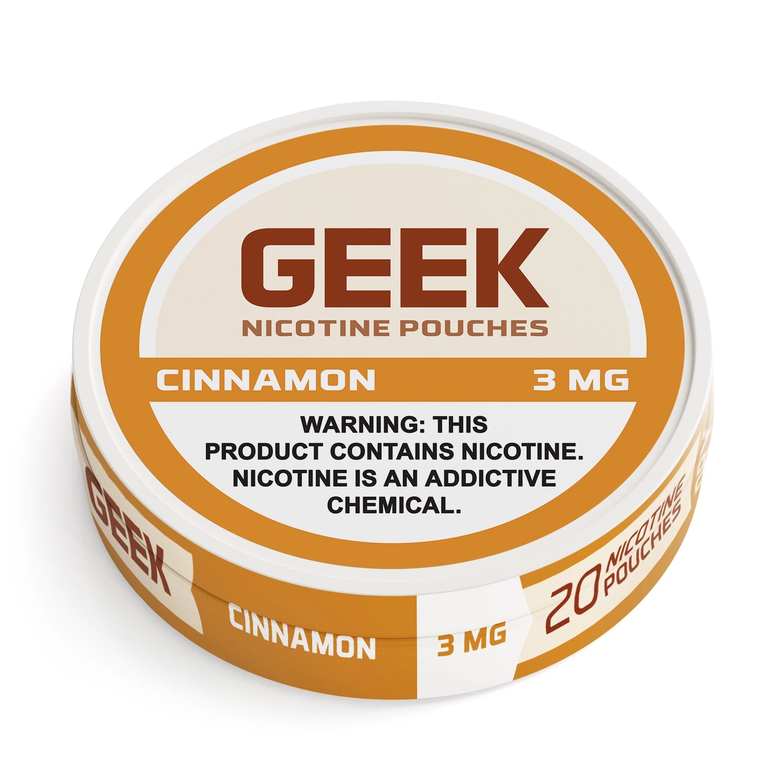 Canela GEEK Bolsas de Nicotina 3mg