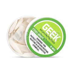 Open Box Cool Mint GEEK Nicotine Pouches 6mg