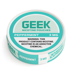 Peppermint GEEK Nicotine Pouches 3mg