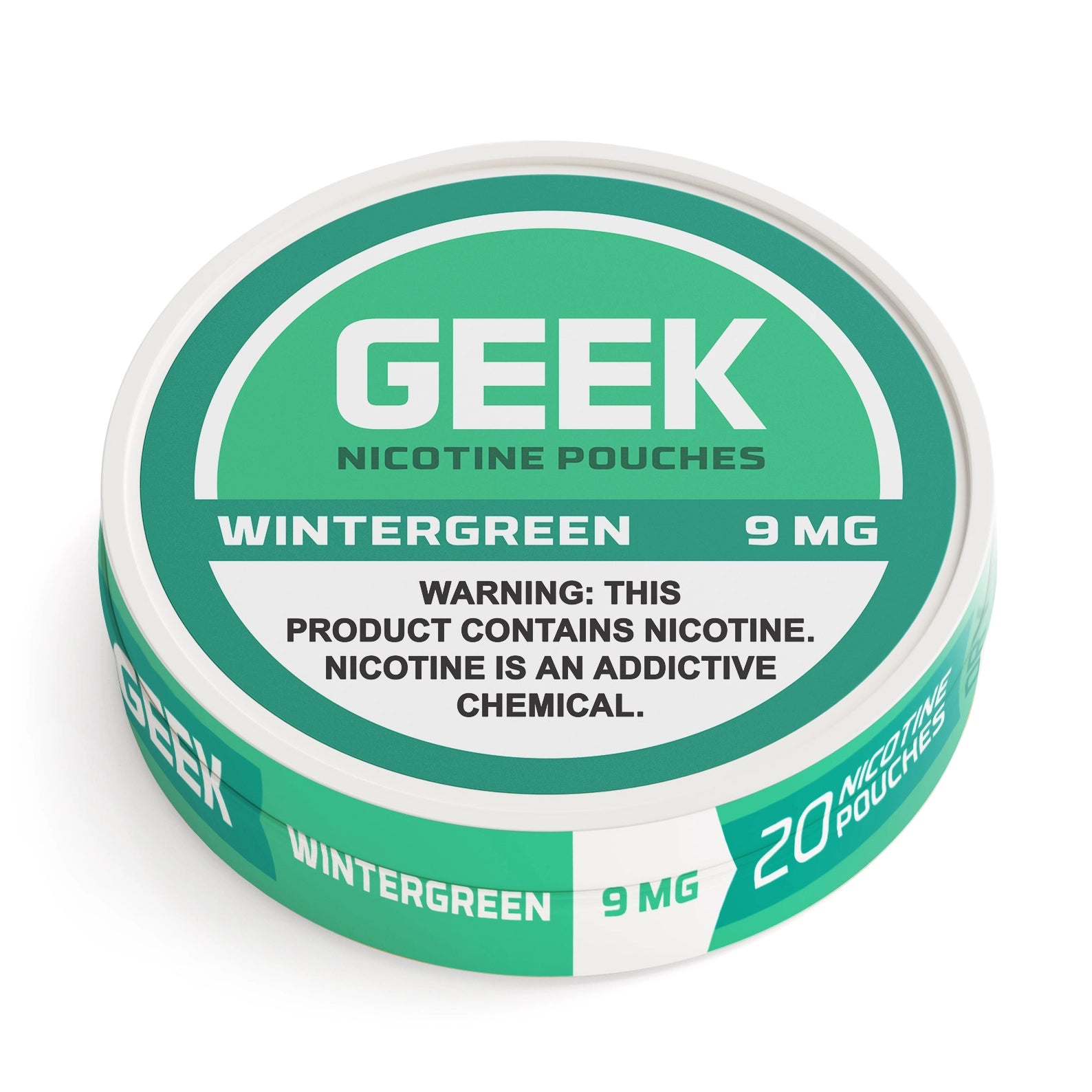 Wintergreen GEEK Nicotine Pouches 9mg