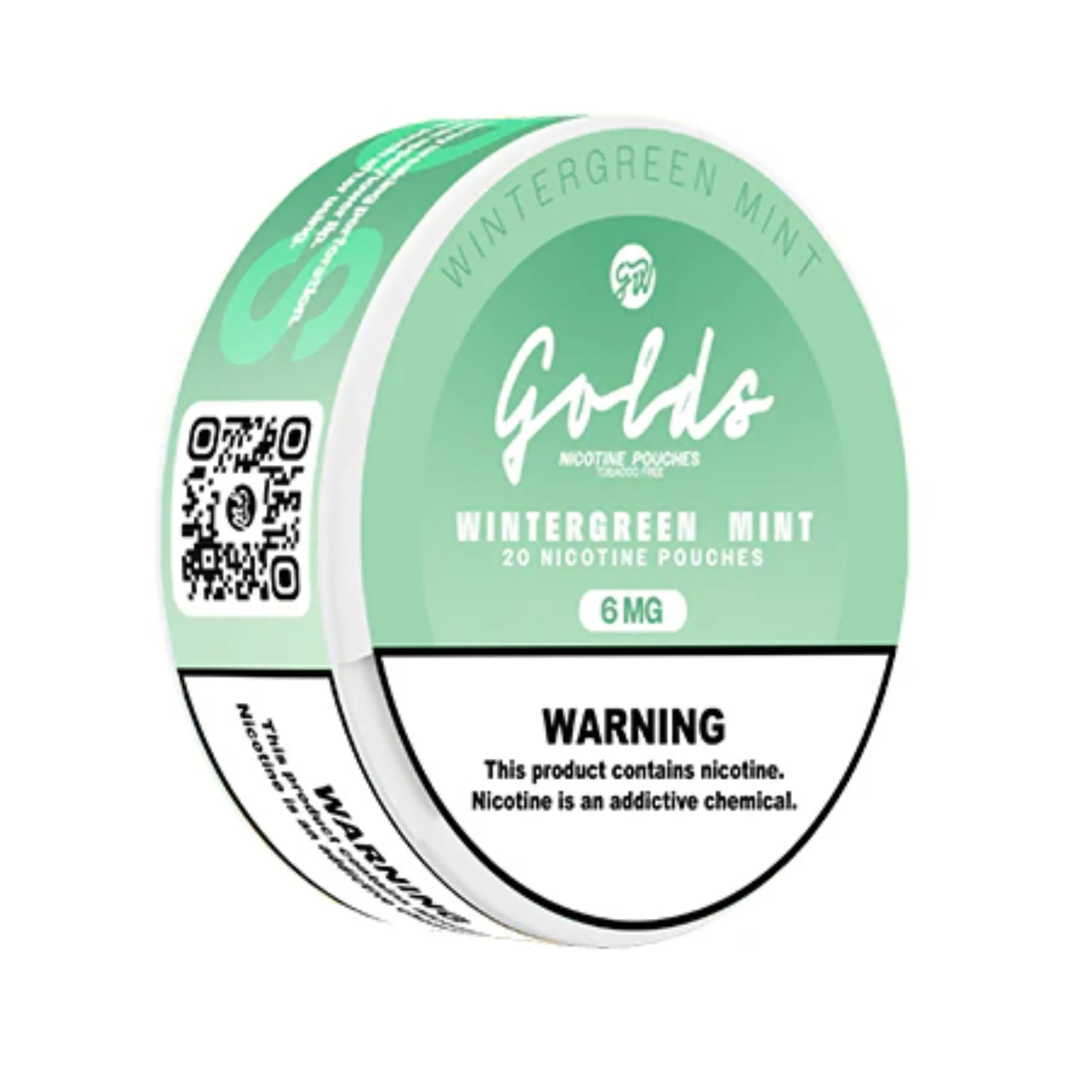 Wintergreen Mint Golds Bolsas de Nicotina 6mg