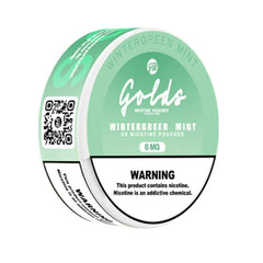 Wintergreen Mint Golds Bolsas de Nicotina 6mg