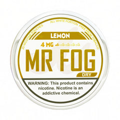 Lemon Mr Fog Nicotine Pouches 4mg Dry