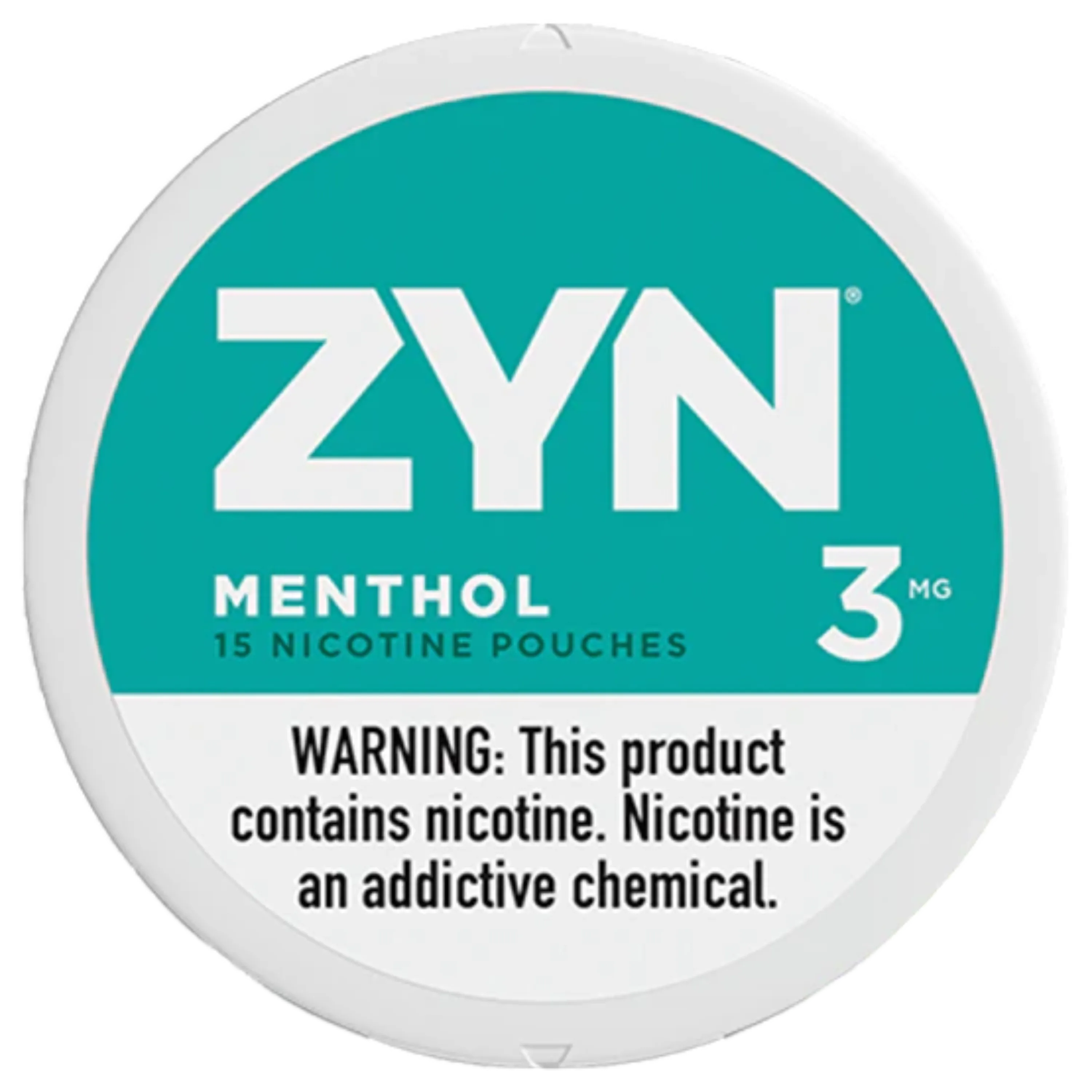 Mentol Zyn Nicotina Bolsas 3mg