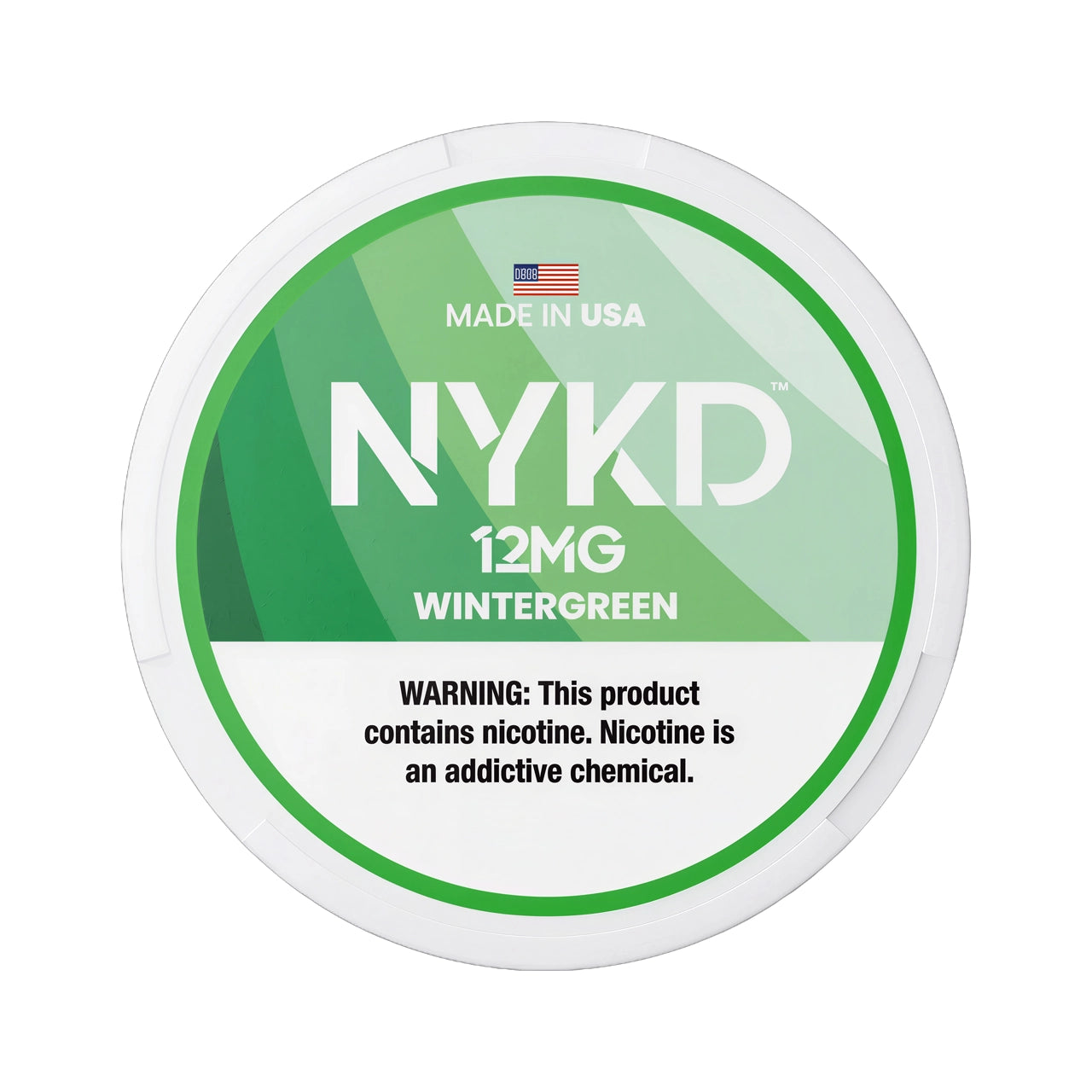 Wintergreen NYKD Nicotine Pouches 12mg