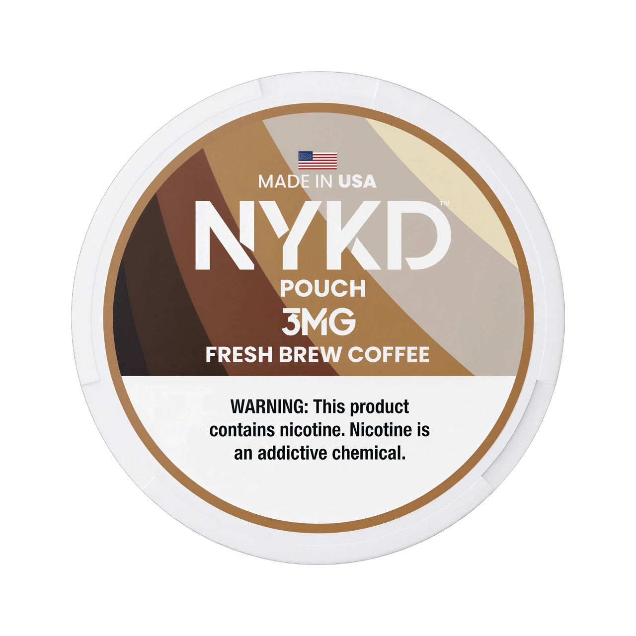 Fresh Brew Coffee NYKD Nicotine Pouches 3mg