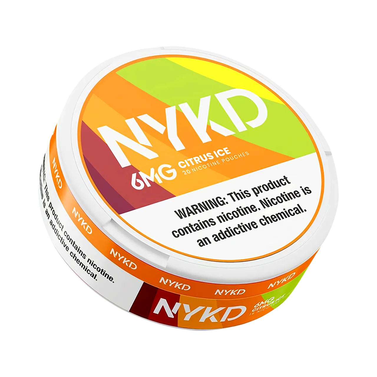 Citrus Ice NYKD Nicotine Pouches 6mg