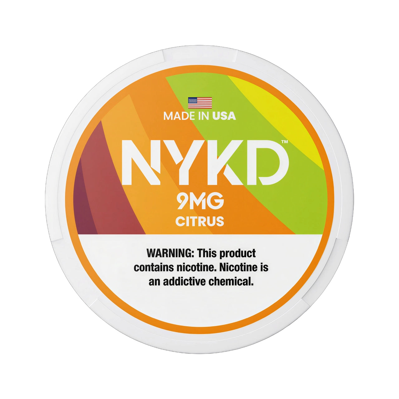 Citrus NYKD Nicotine Pouches 9mg