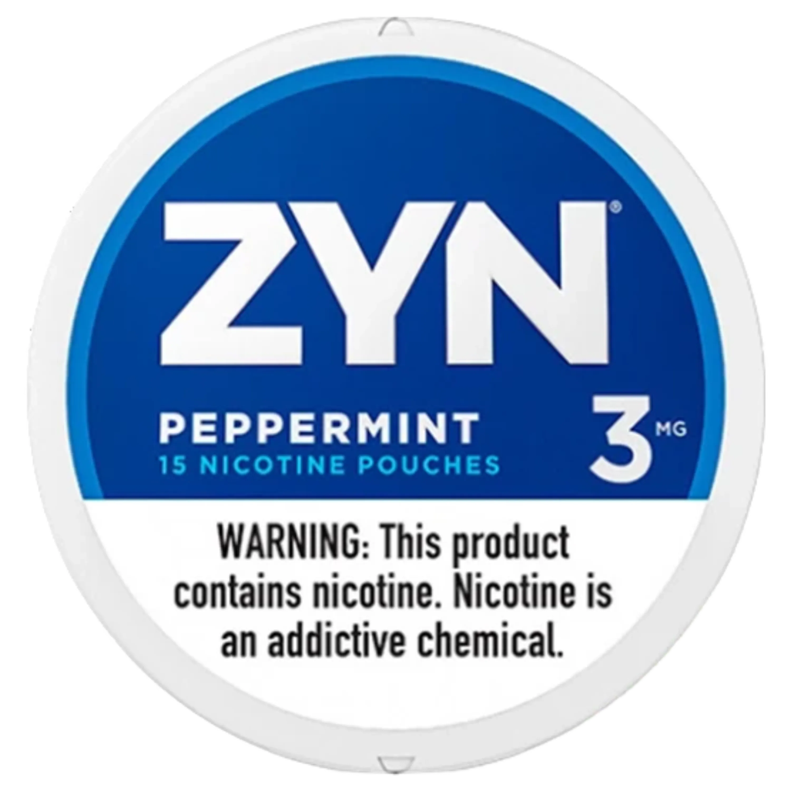 Peppermint Zyn Bolsas de Nicotina 3mg