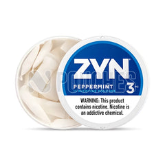Open Box Peppermint Zyn Nicotine Pouches 3mg