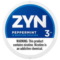 Peppermint Zyn Bolsas de Nicotina 3mg
