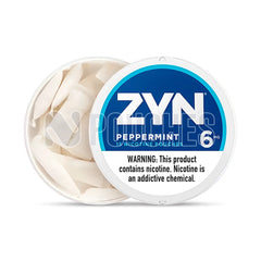 Open Box Peppermint Zyn Nicotine Pouches 6mg