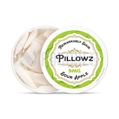 Open Box Sour Apple Pillowz Nicotine Pouches 9mg