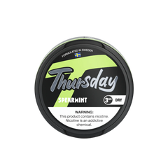 Spearmint - Dry Thursday bolsas de nicotina 3mg