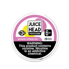 Menta Frambuesa Limonada Juice Head bolsas de nicotina 6mg