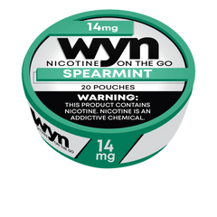 Spearmint Wyn bolsas de nicotina 14mg