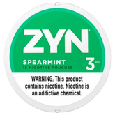 Spearmint Zyn bolsas de nicotina 3mg