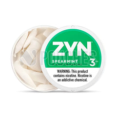 Open Box Spearmint Zyn Nicotine Pouches 3mg