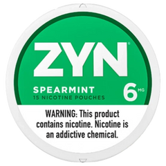 Spearmint Zyn Nicotine Pouches 6mg