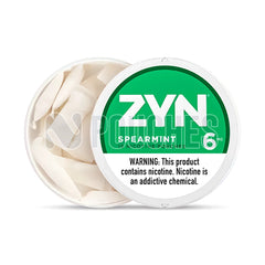 Open Box Spearmint Zyn Nicotine Pouches 6mg