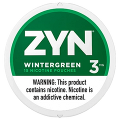 Wintergreen Zyn Nicotine Pouches 3mg