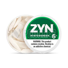 Open Box Wintergreen Zyn Nicotine Pouches 6mg
