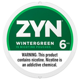 Wintergreen Zyn Nicotine Pouches 6mg