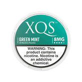 Green Mint XQS Nicotine Pouches 8mg